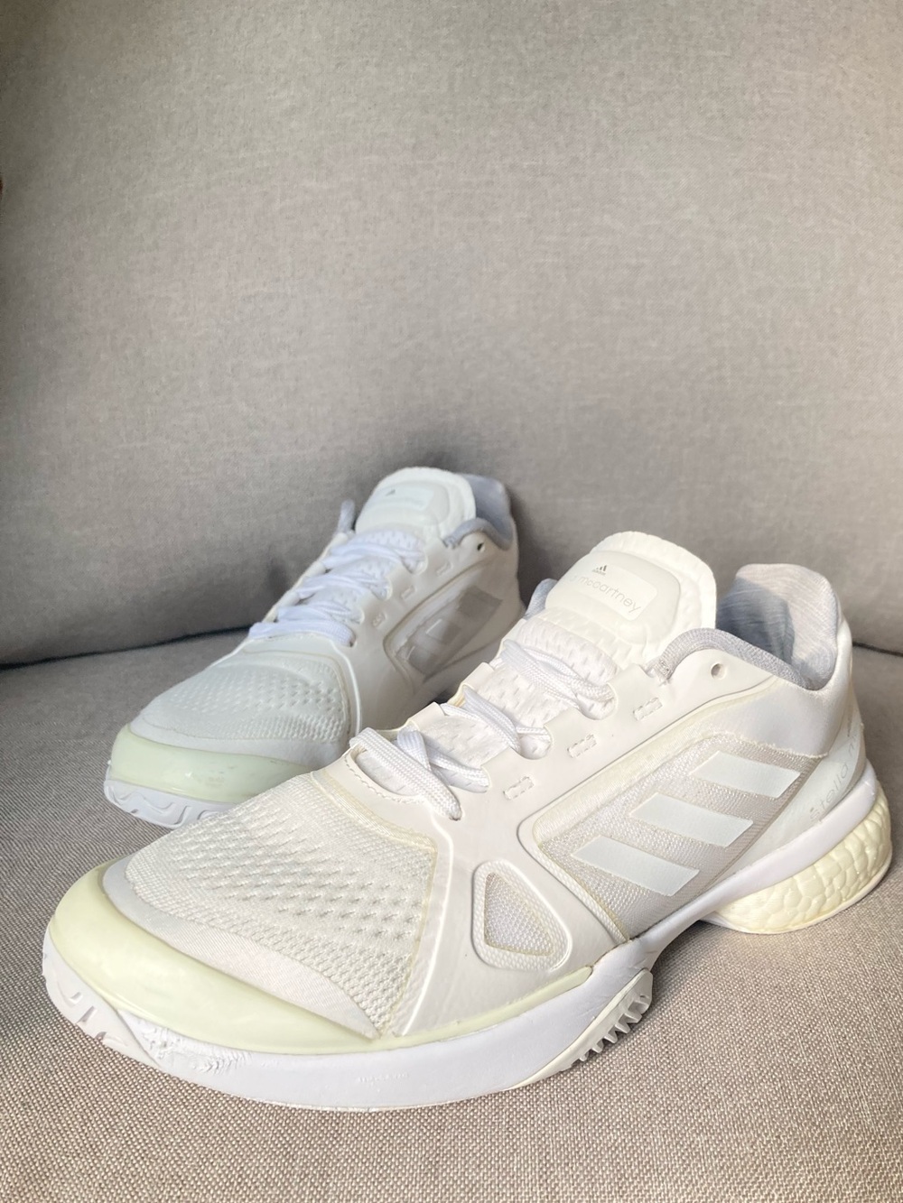 Adidas Stella McCartney Barricade Boost Tennis Shoes White 6.5